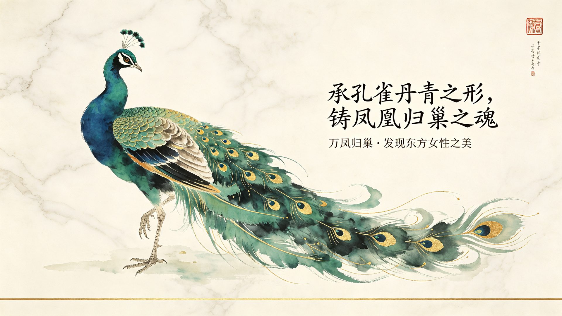 孔雀丹青 · 东方之美